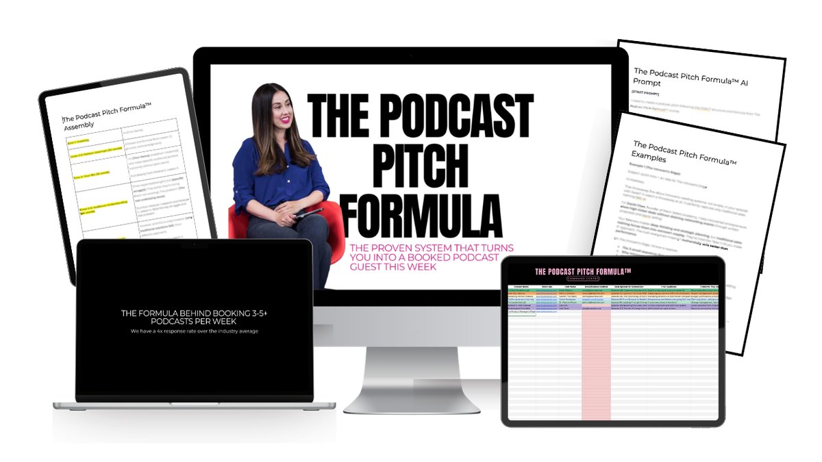 The Podcast Pitch Formula complete system